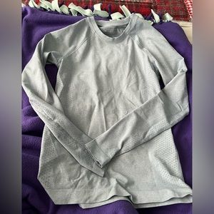 Figs Dusty Blue Under Scrub Shirt